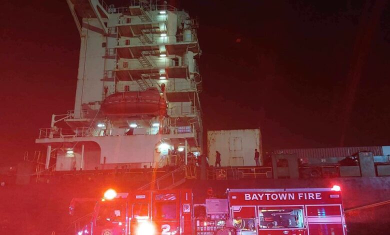 Texas: Two Dead After Fire on Vessel at a Port in Houston