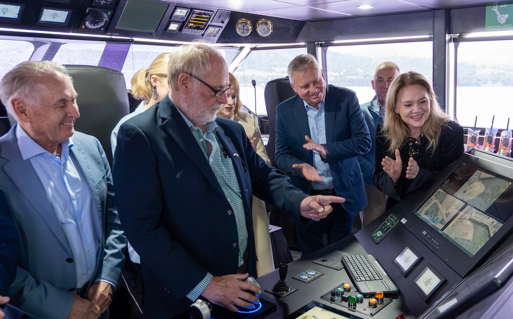 World’s largest battery-electric ship powers up