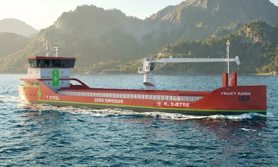 Zero-emission bulker bound for Norwegian coastal trade