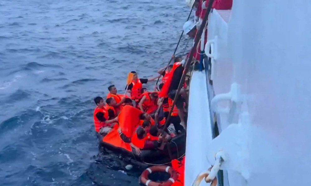 Rescuers scour South China Sea for survivors after Vietnamese ship sinks