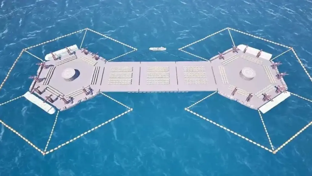 Imagem da notícia: Conceito radical de porto flutuante offshore nuclear da Jiangnan